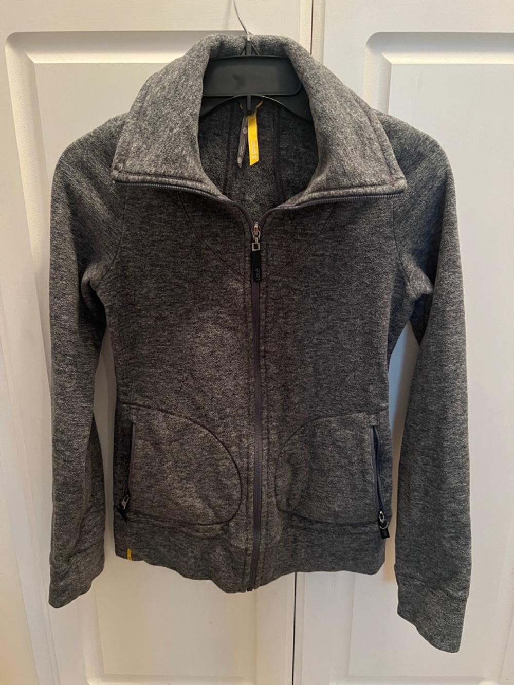 Lole Women’s Gray Full-Zip Fleece Jacket